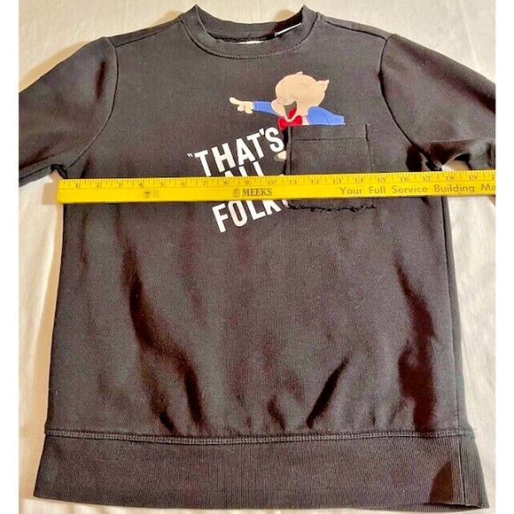 Vintage Zara Looney Toons Kids Long Sleeve Sweat Shirt Size 11-12 - Picture 12 of 14